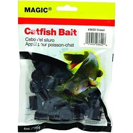Magic Catfish Bait 6Oz Bag Dark Red Blood 3622
